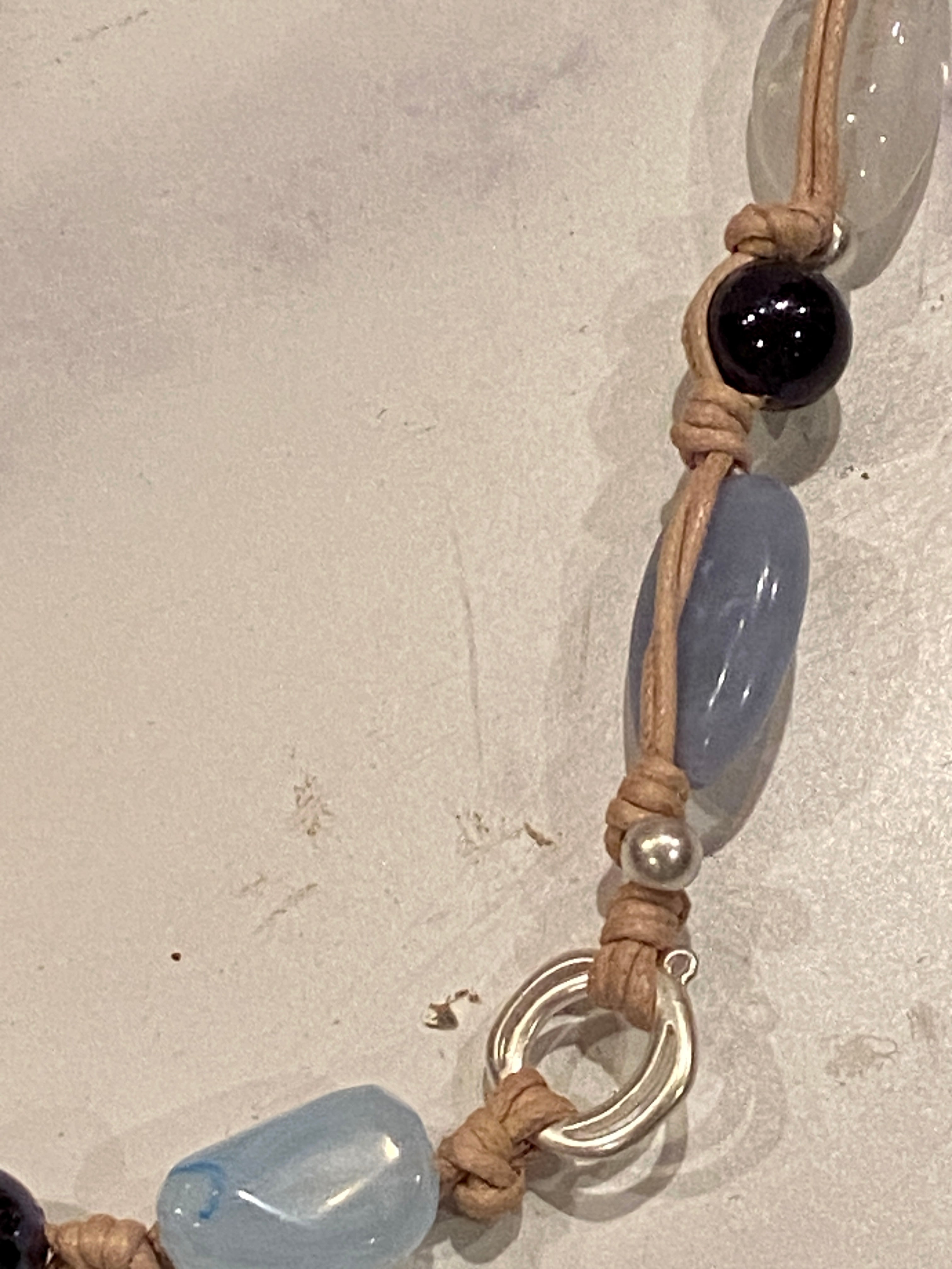 Big beads and chain waist belt