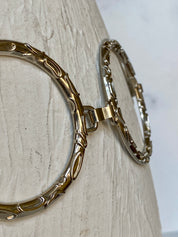 Metal circle chain belt