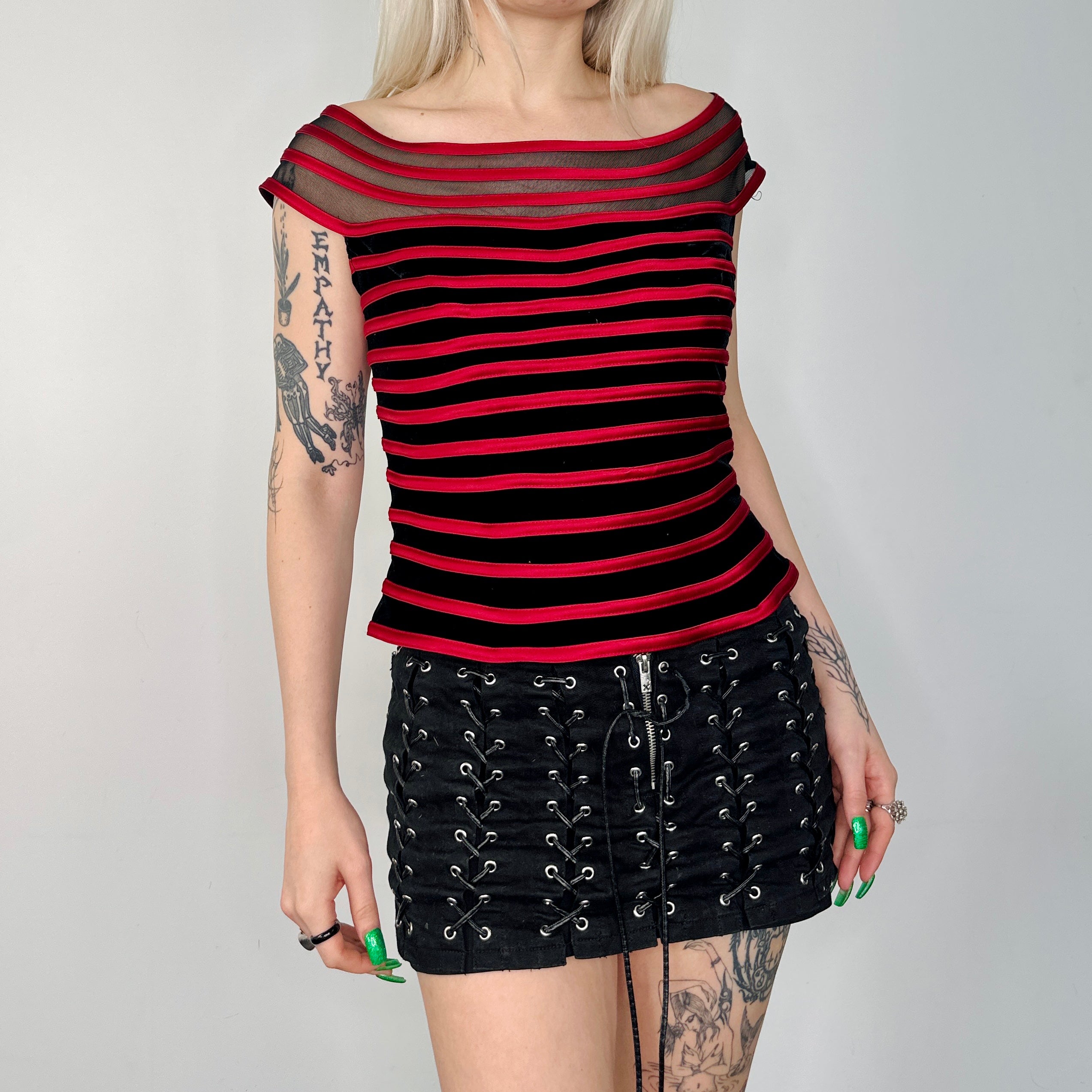 Vintage Off Shoulder Blouse