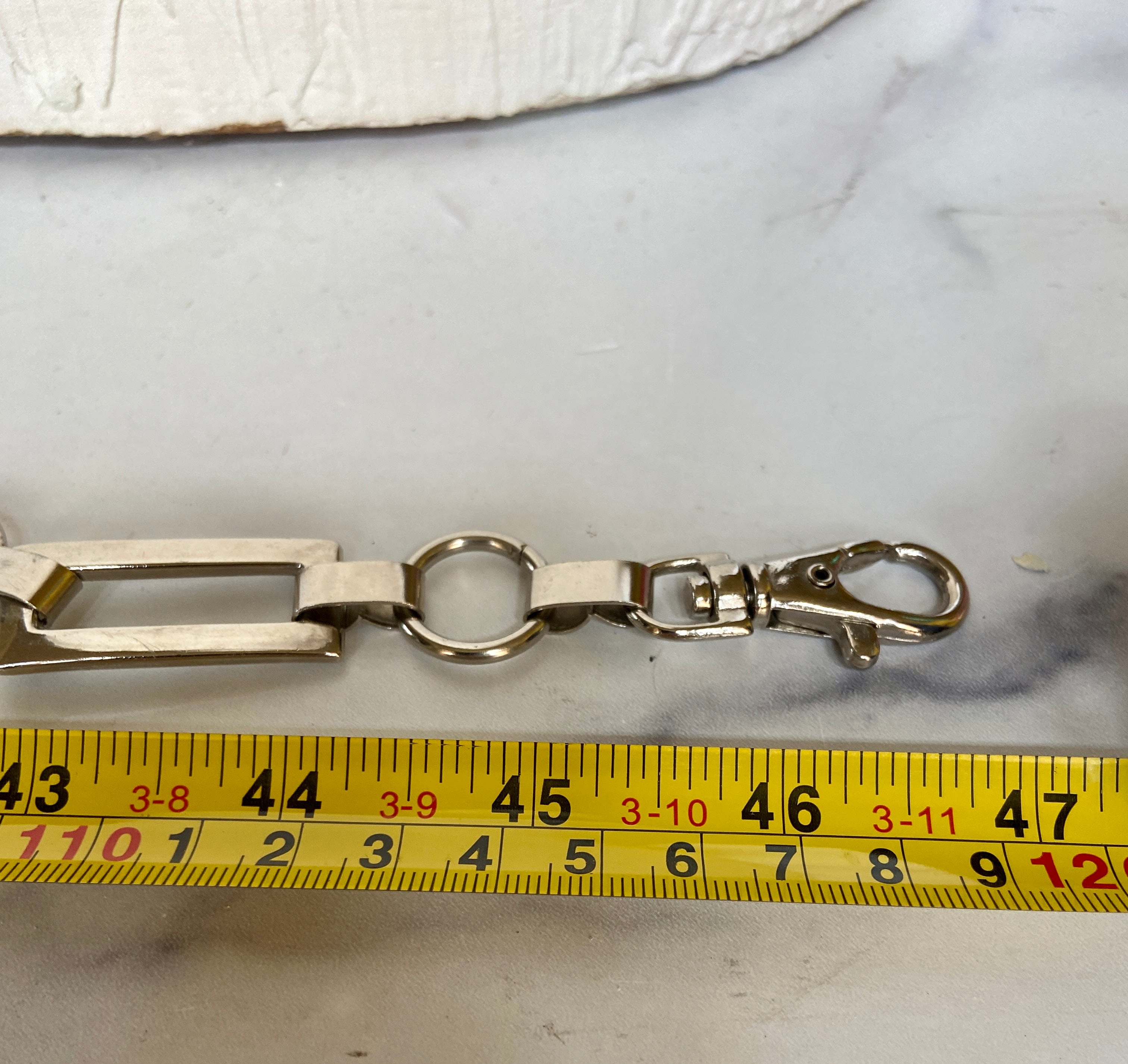 Silver metal waist chain belt