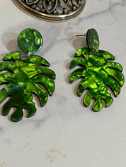 Kiko Palm Leaf Earrings