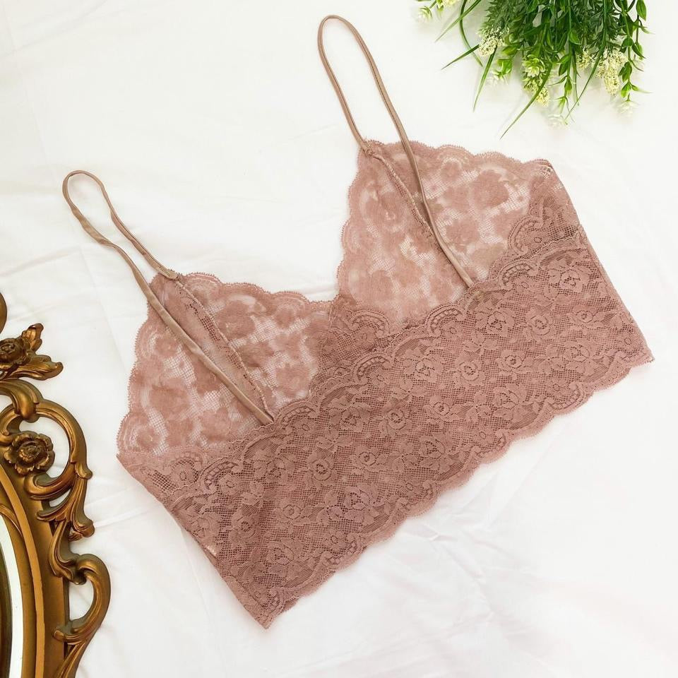 Vintage Diane Von Furstenburg Lace Bralette (M)