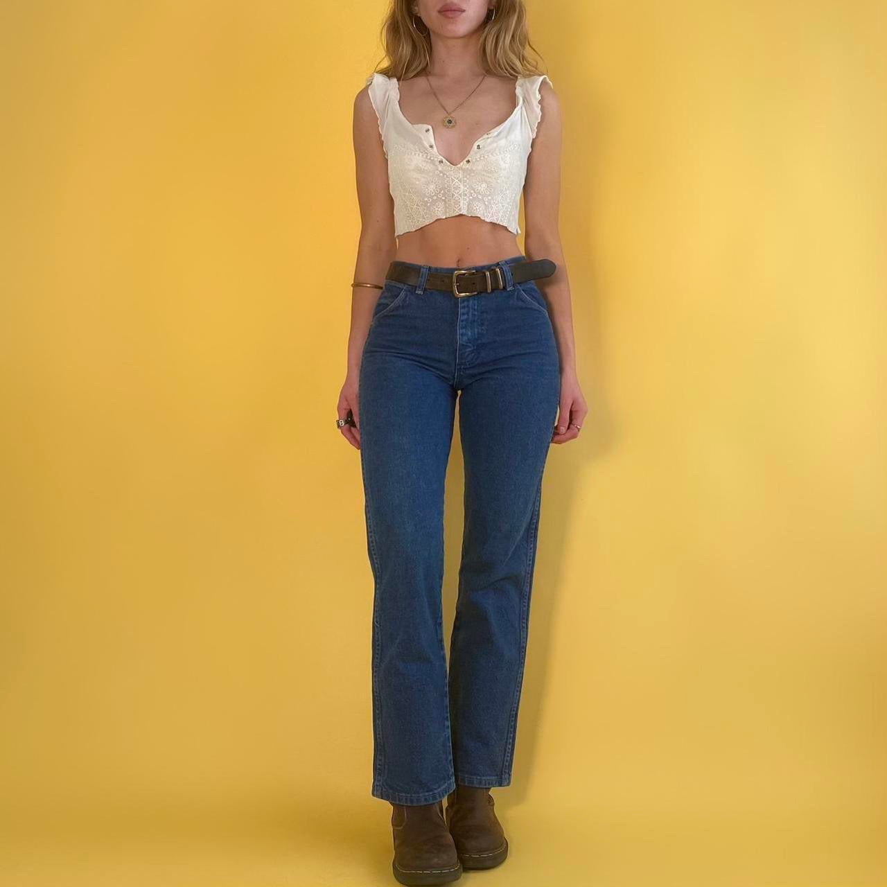 Vintage Dark Wash Wranglers