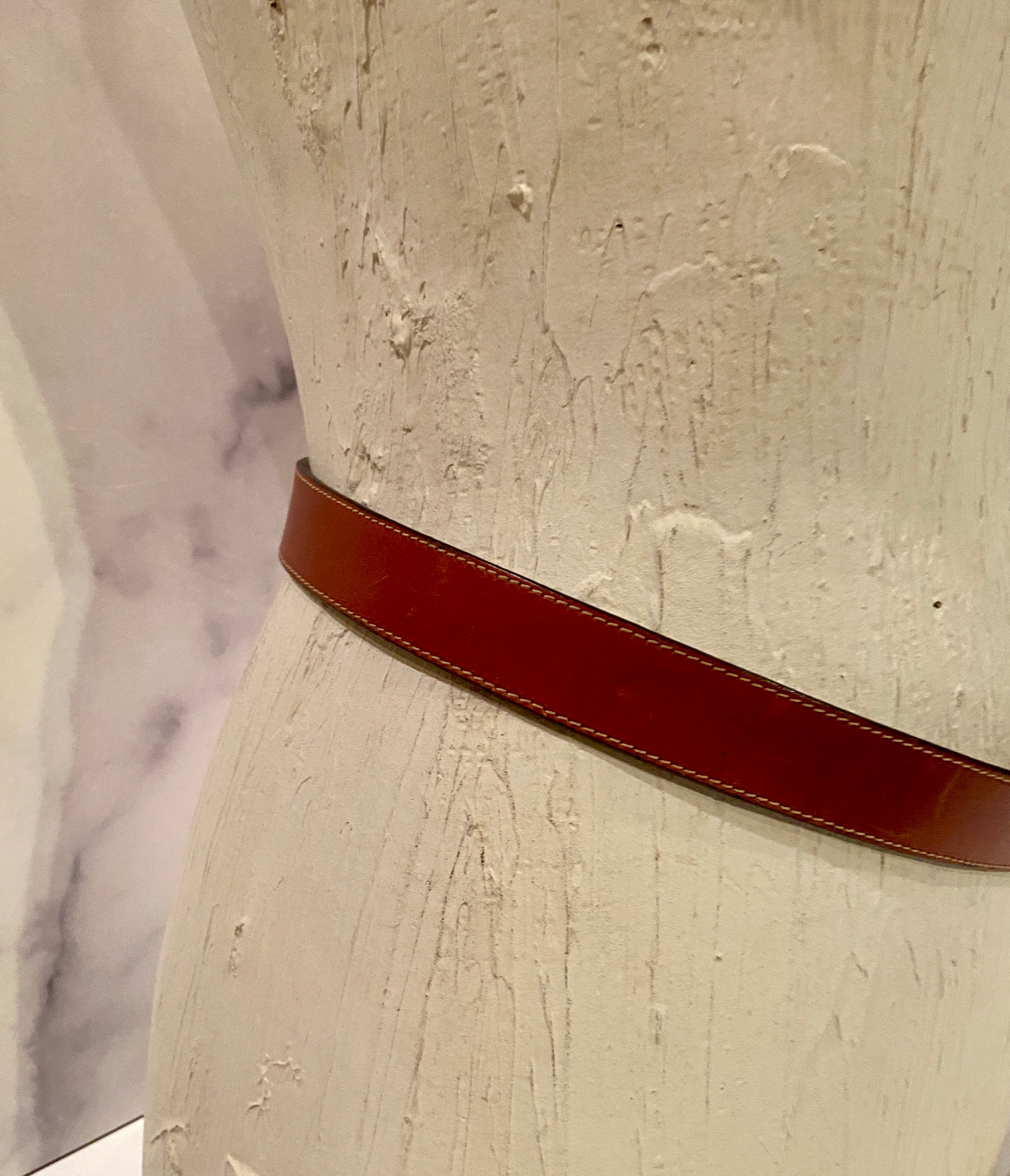 Vintage jordache leather belt