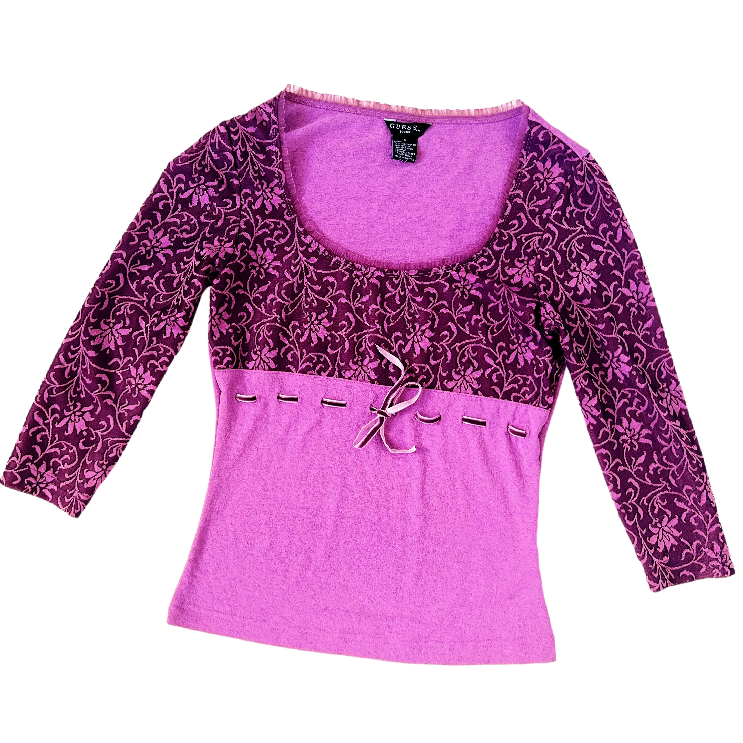 Vintage Guess Orchid Top (S)