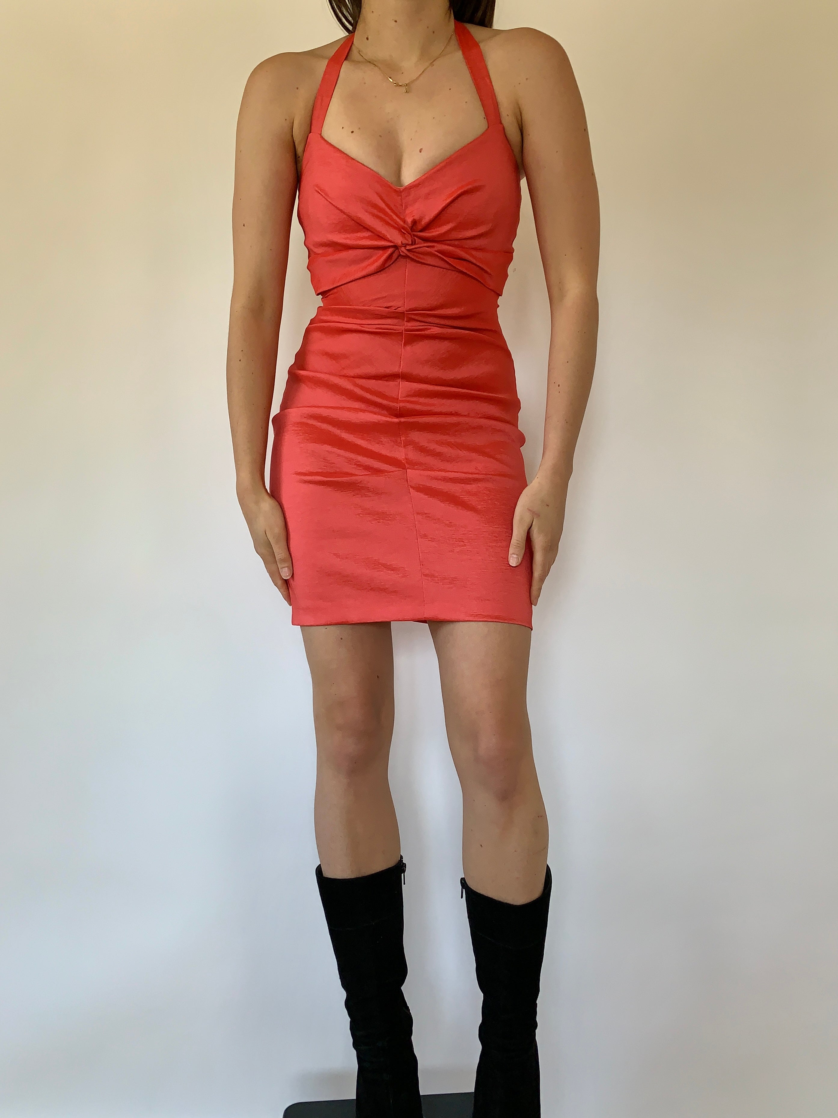 Y2K Halter Dress (S)