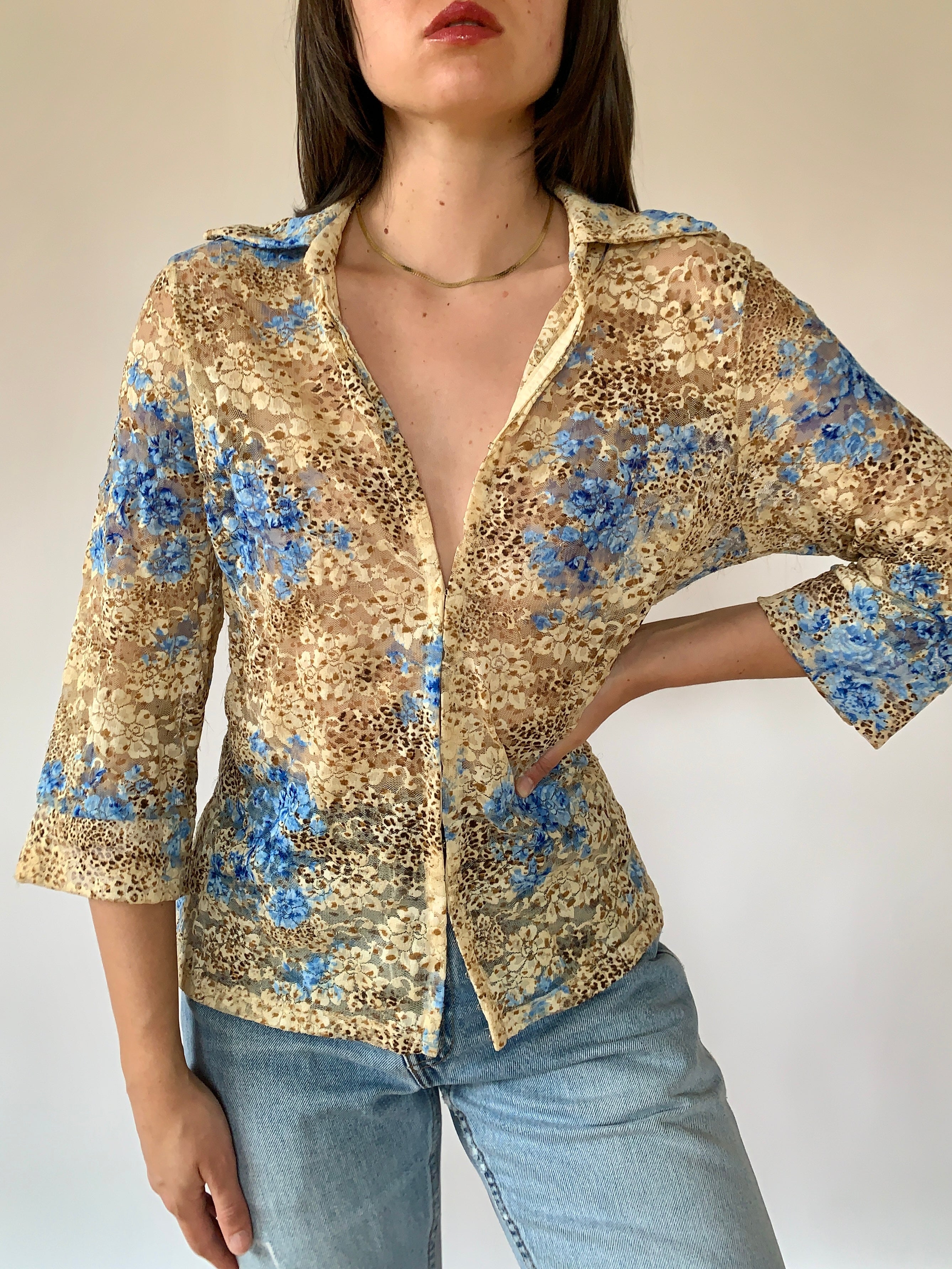 Y2K Mesh Top - Large