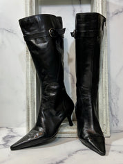 Bandolino black leather boots