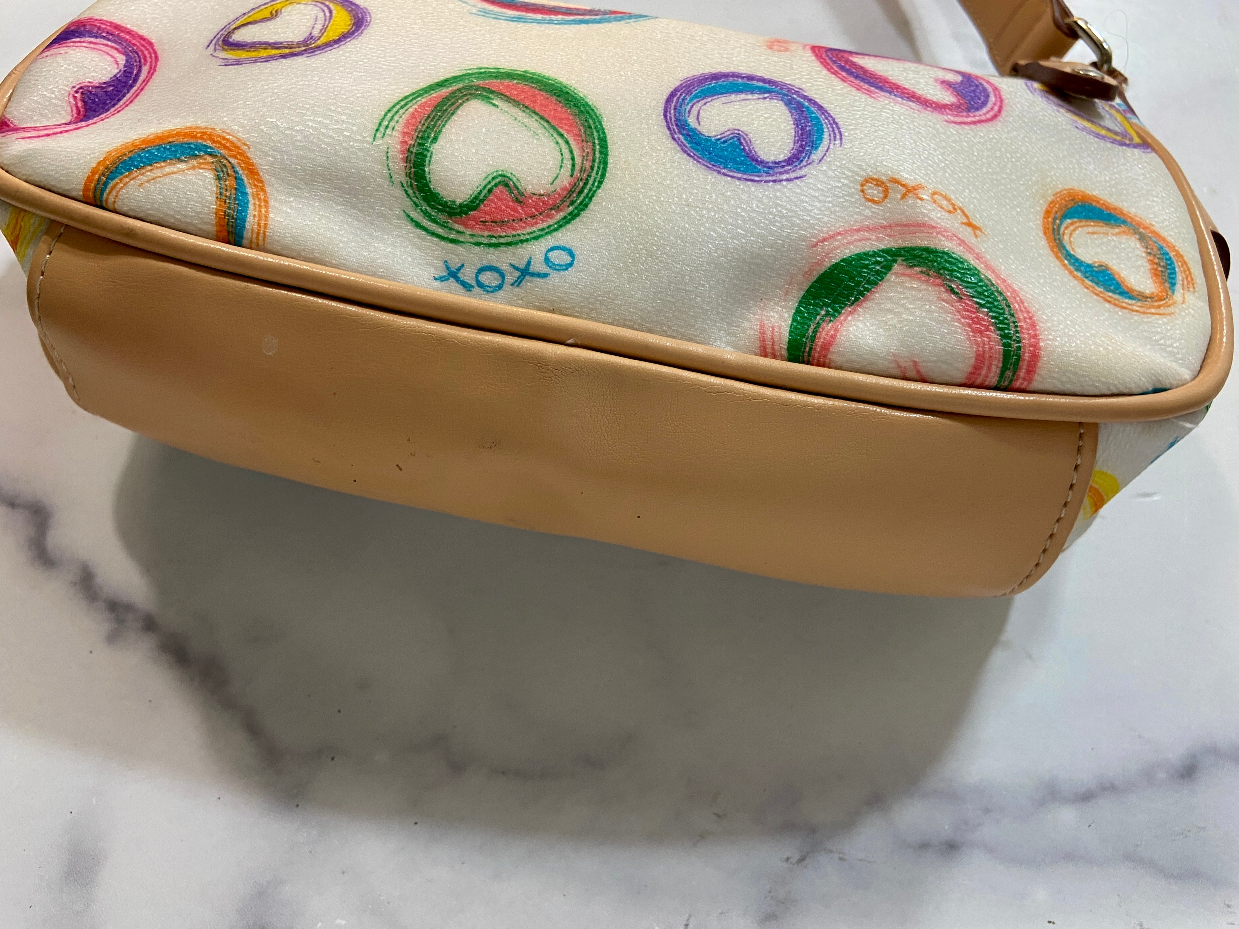 XOXO heart print mini bag