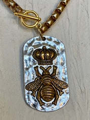 Queen Bee in vintage choker