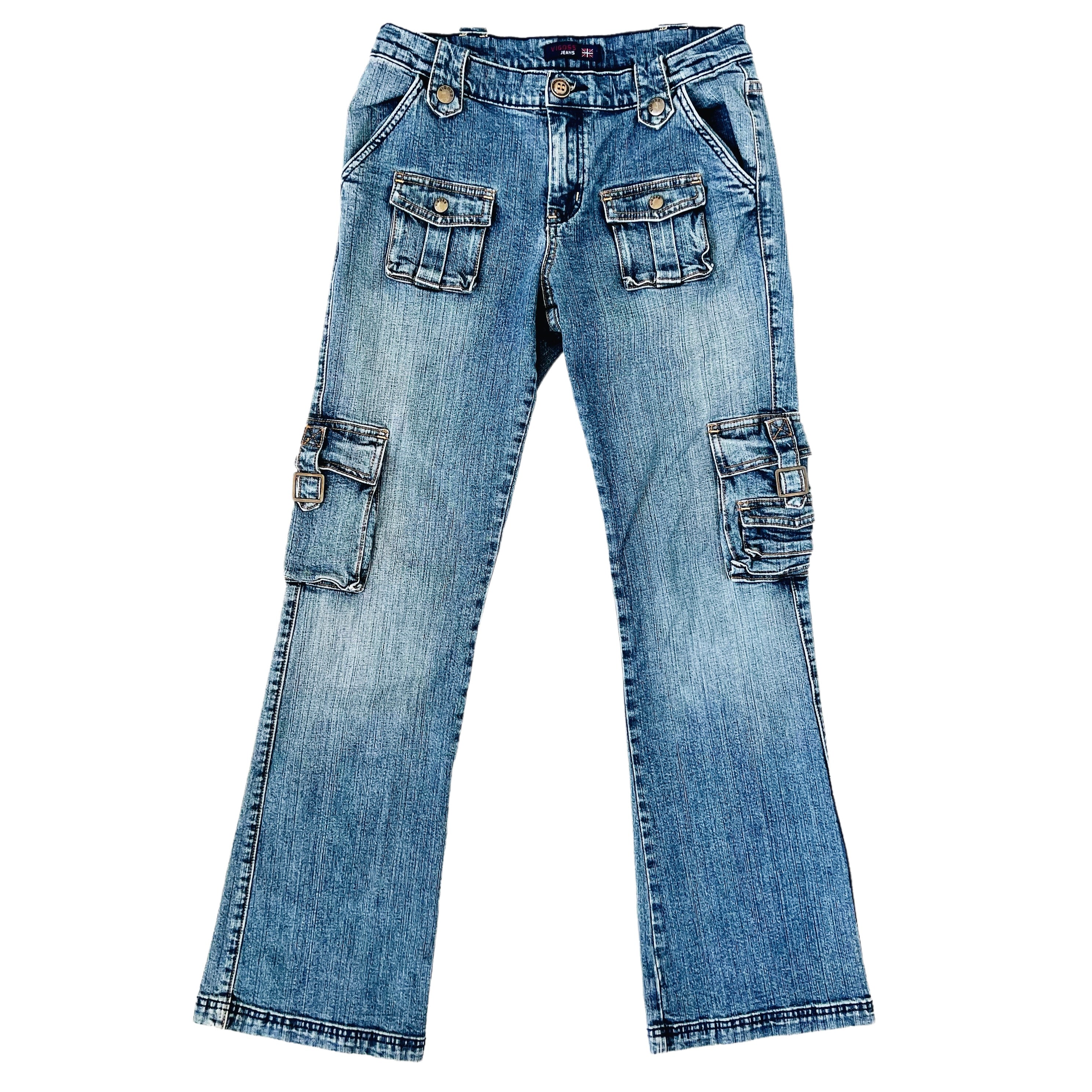 Early 2000s Cargo Jeans (M)