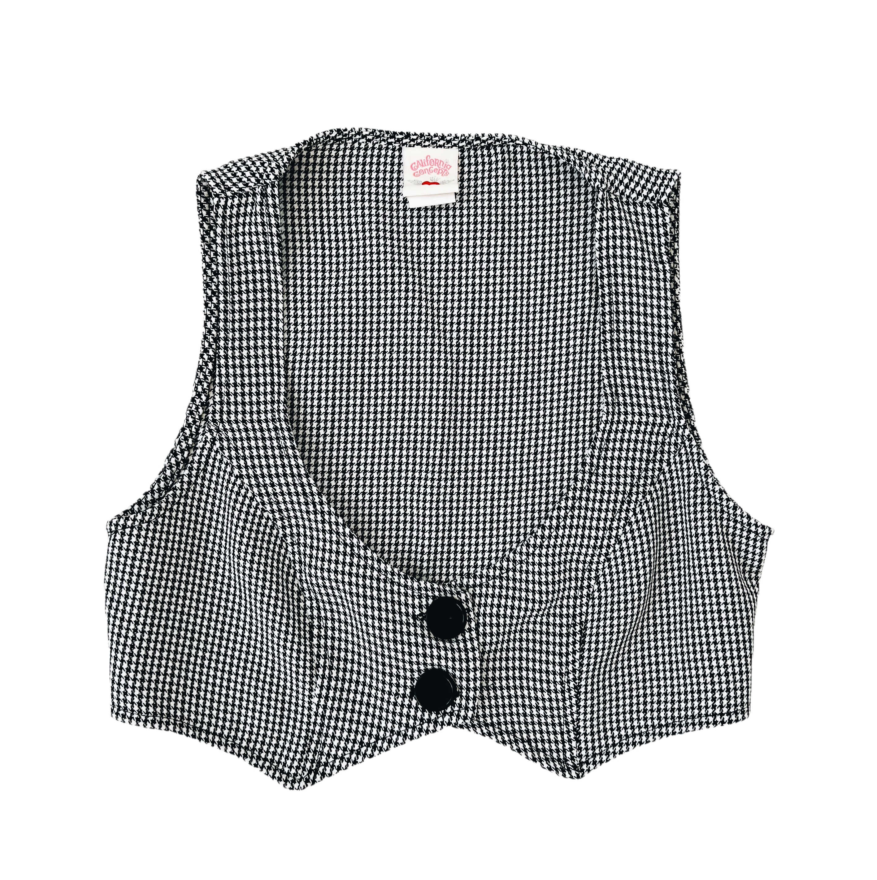 90s Houndstooth Vest Top (XS)