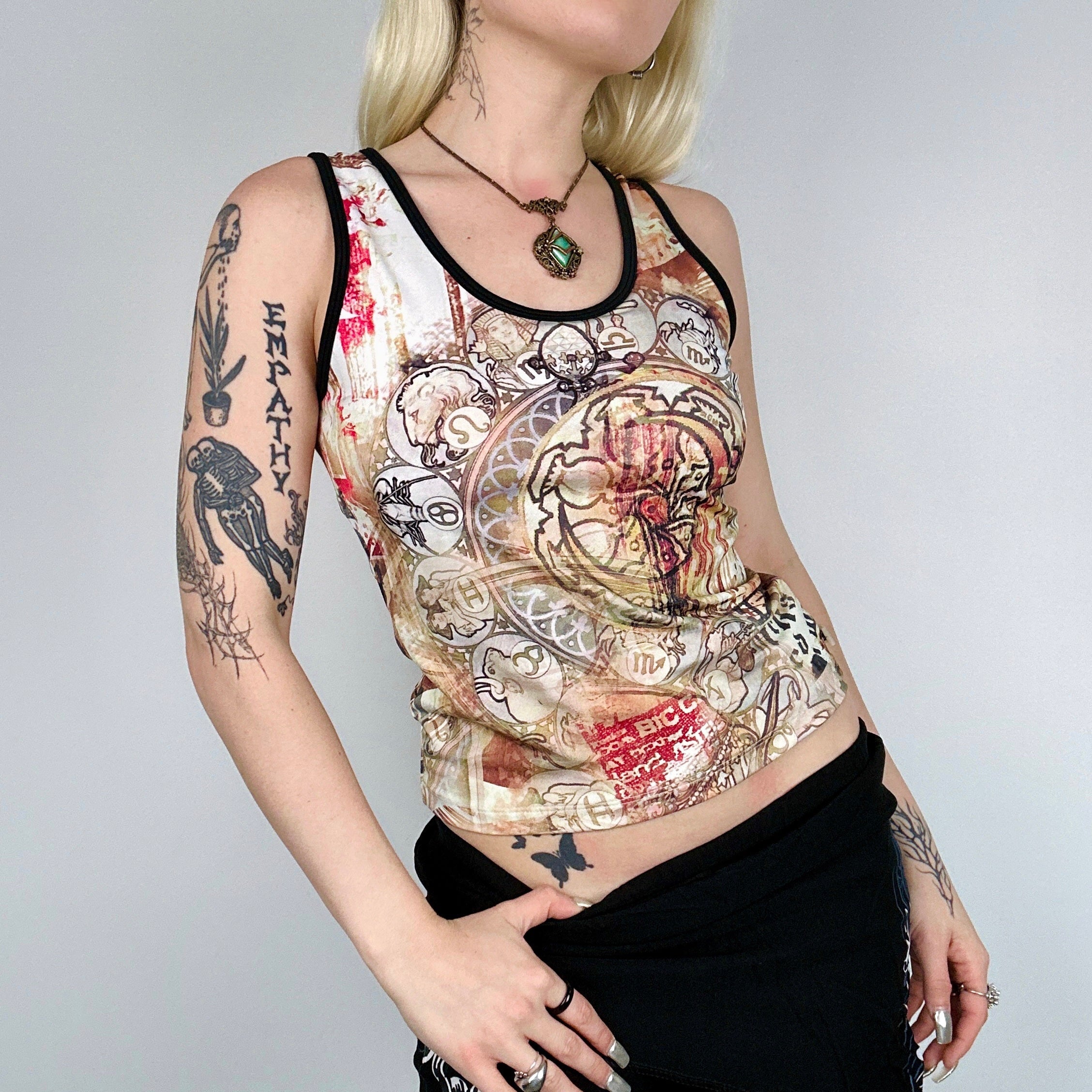 Zodiac Print Tank Top (S-M)