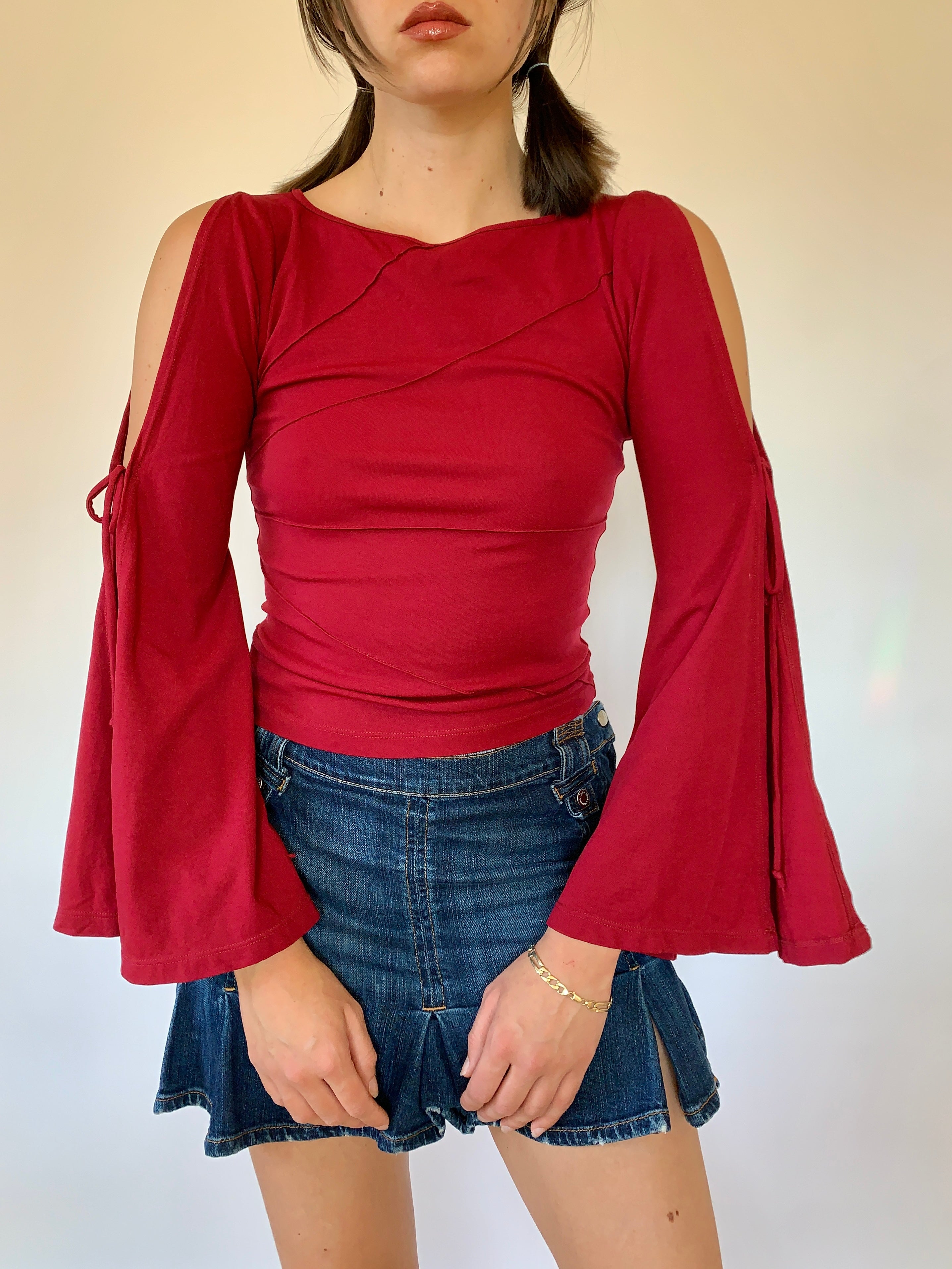 2000s Does 1970s Blouse - Medium