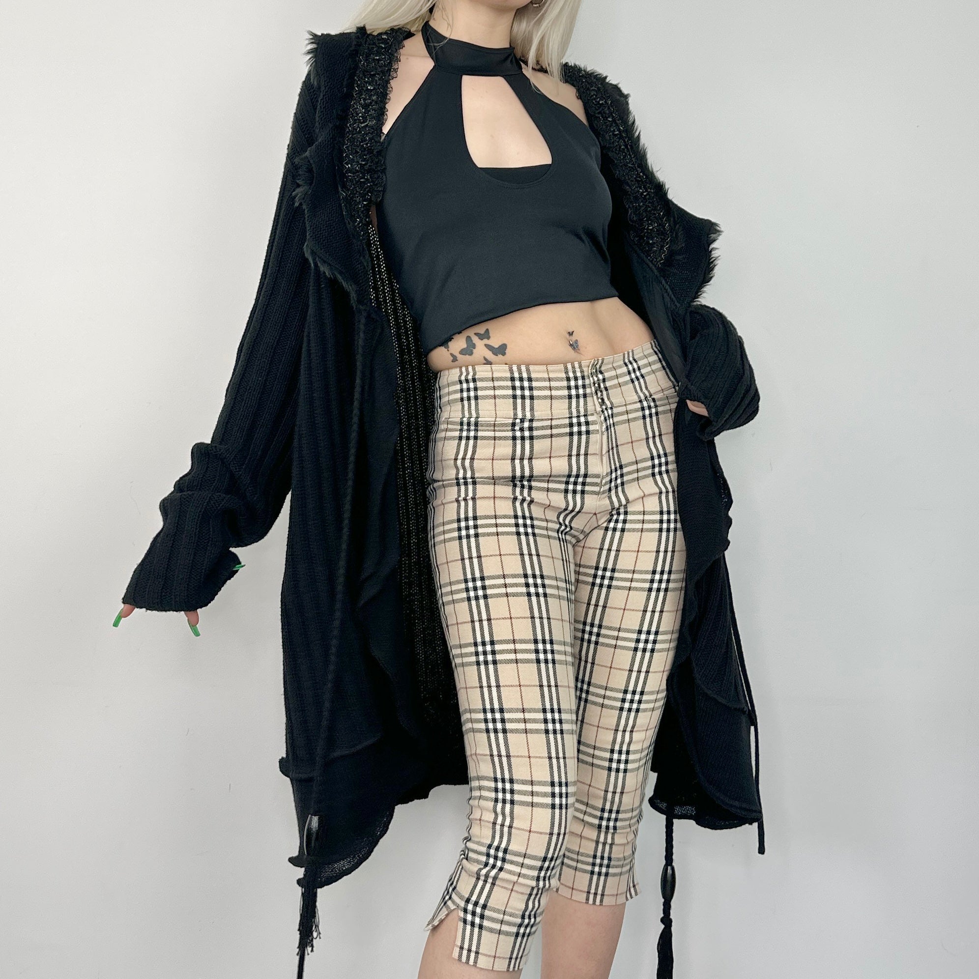 Vintage Knit Whimsigoth Cardigan (2XL)