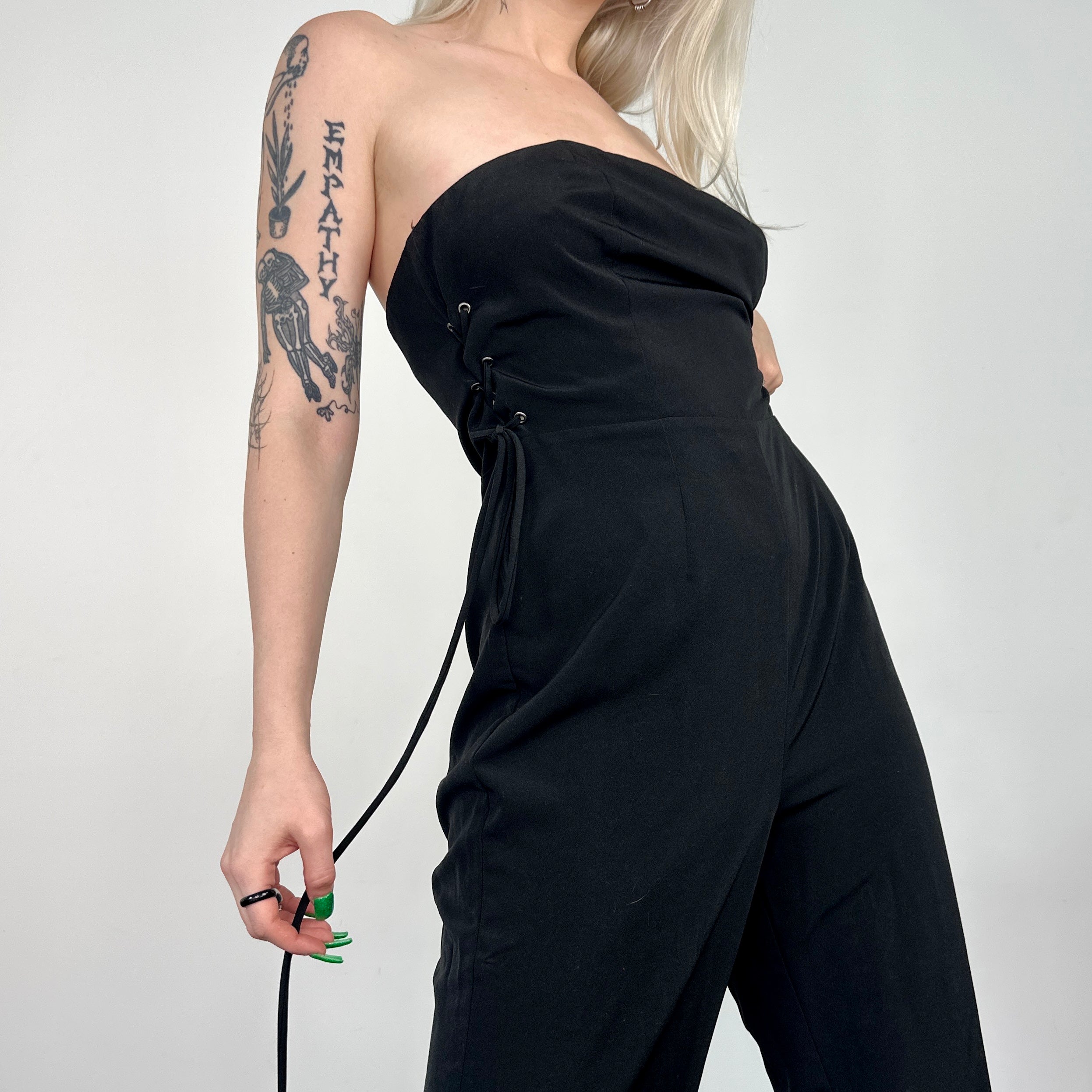 Strapless Black Jumpsuit