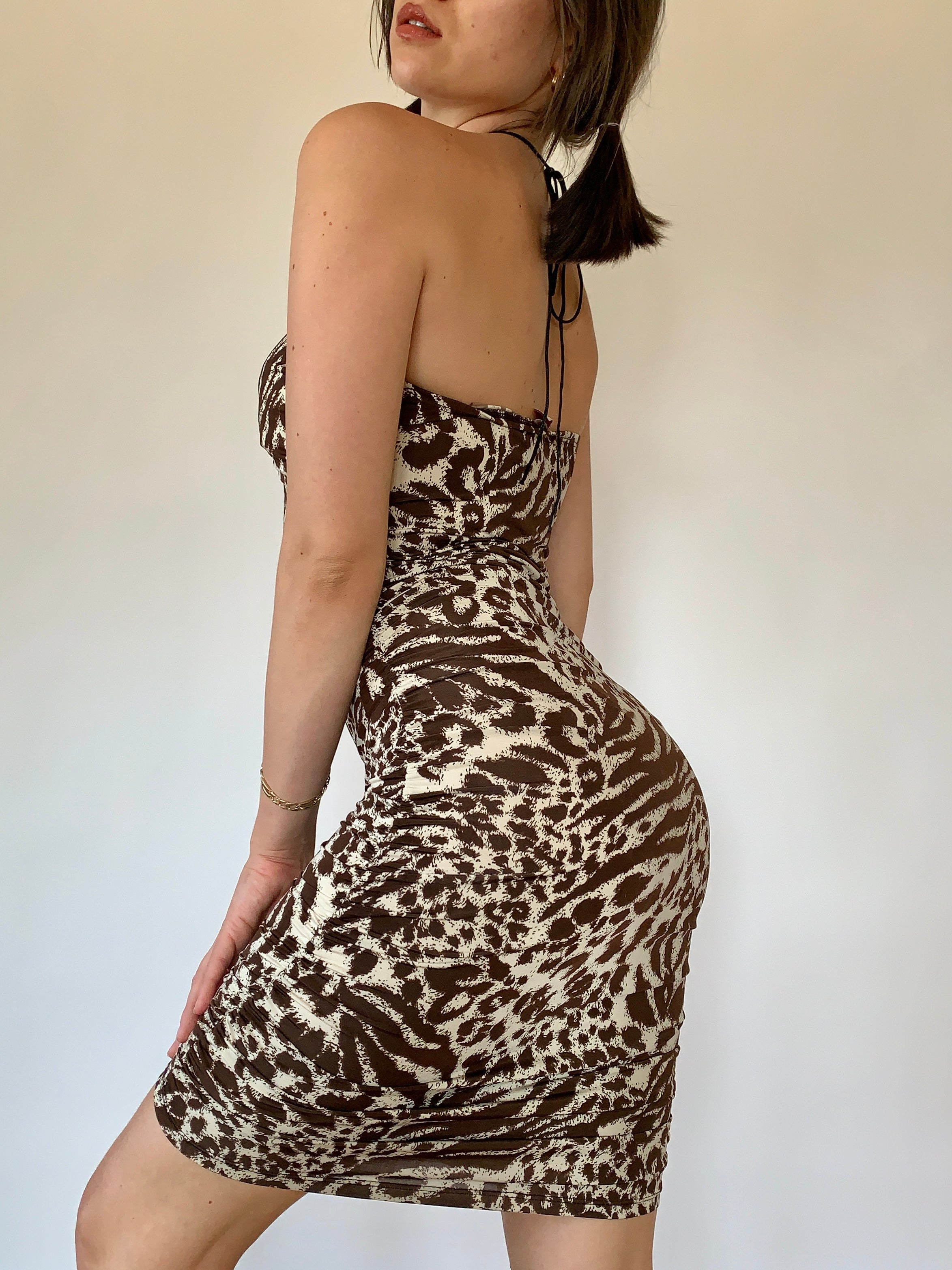 Y2K Leopard Midi - Medium