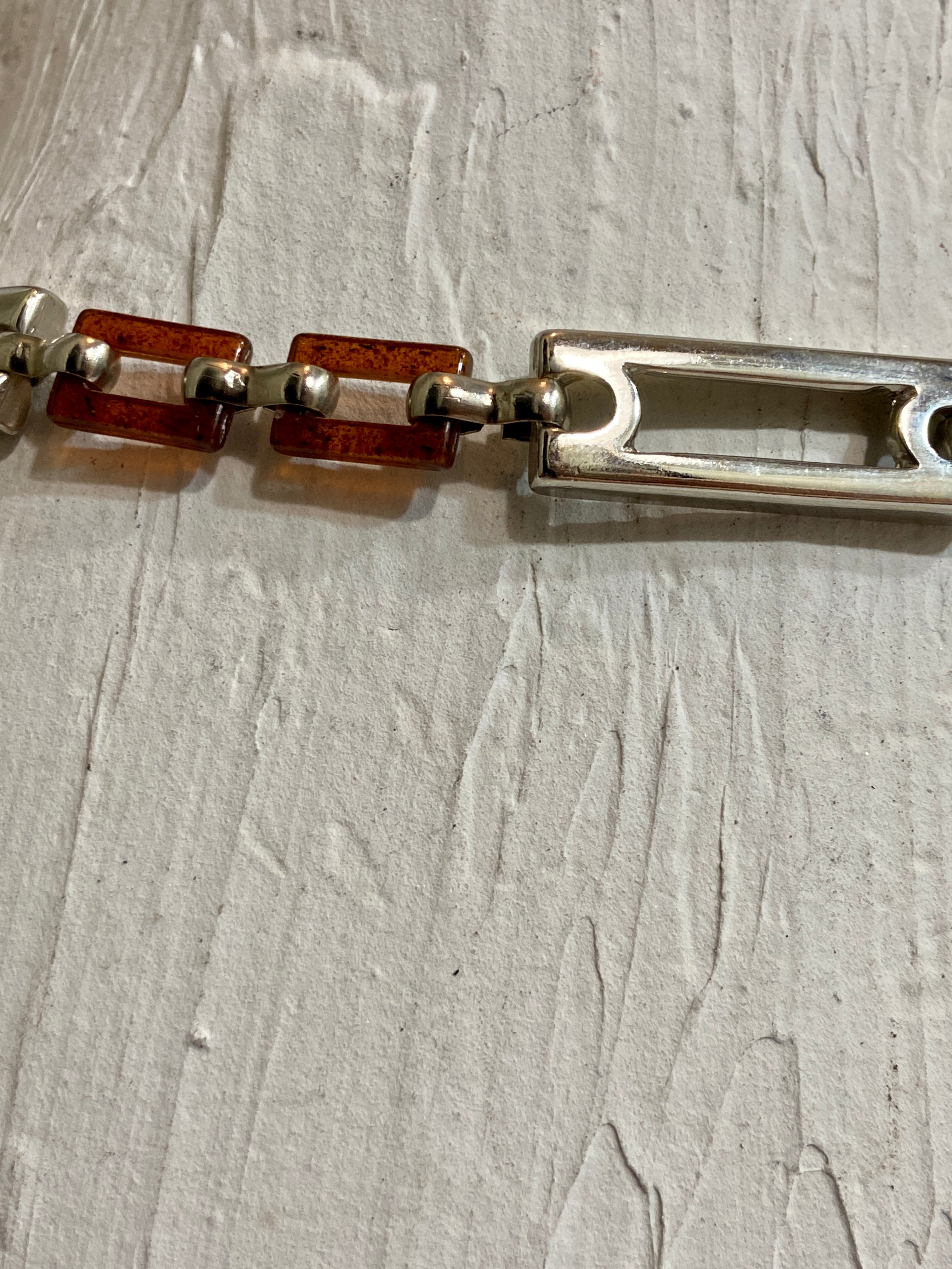 80s-90s Slim lined chain belt