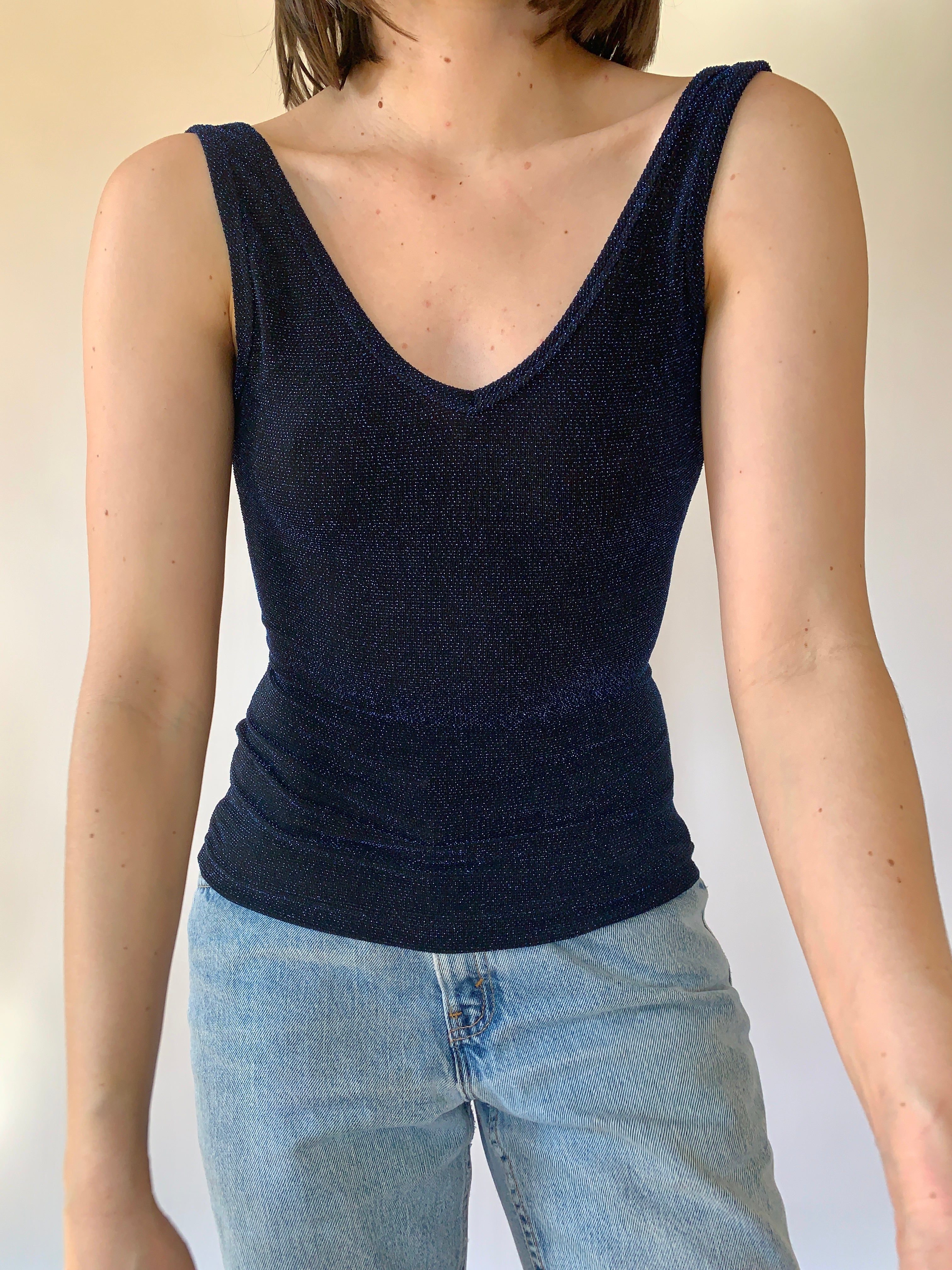 Vintage 1990s Glitter Tank