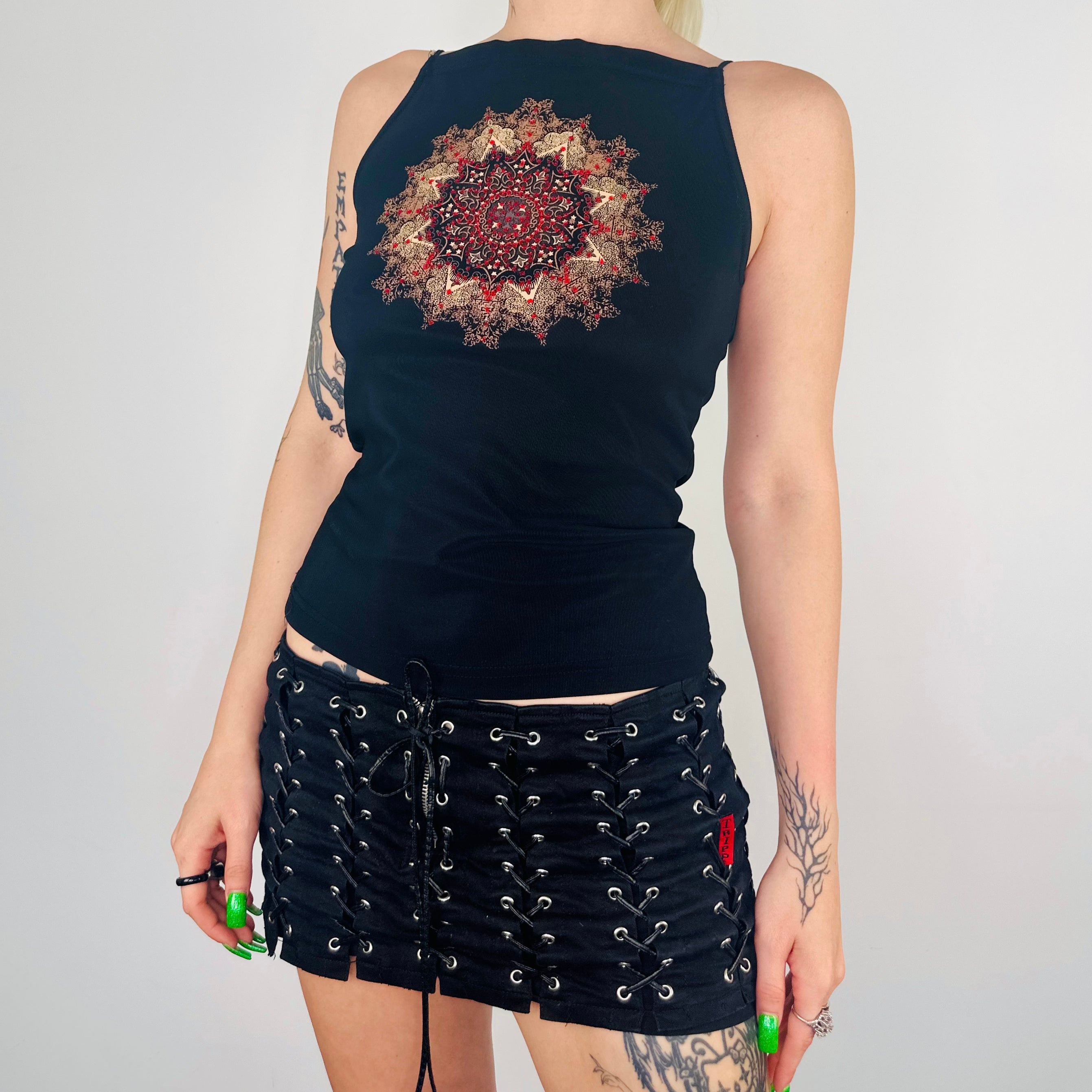 90s Mandala Square Neck Tank