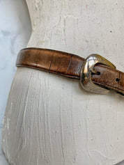 Vintage Brighton leather brown belt