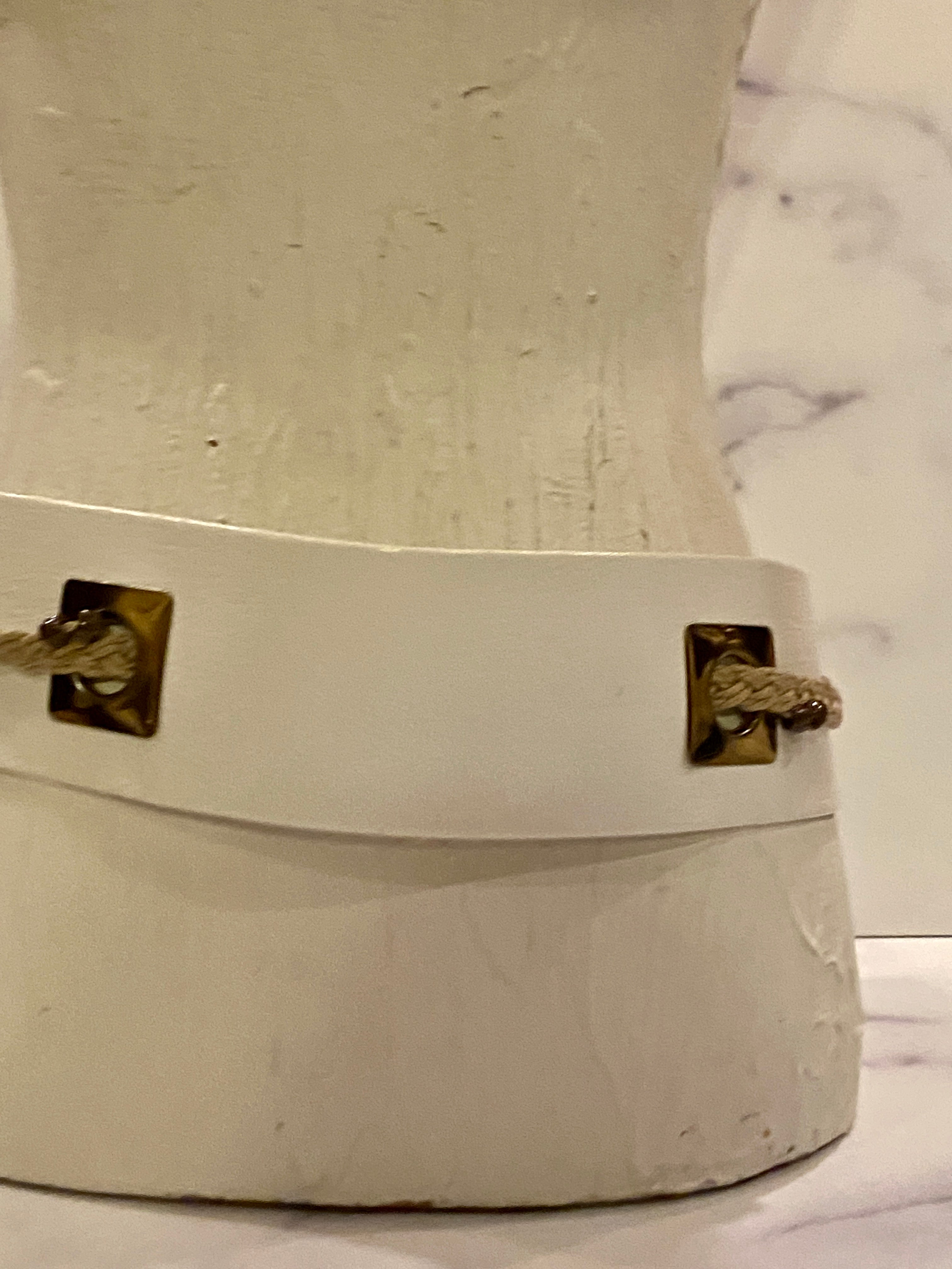 White boho belt
