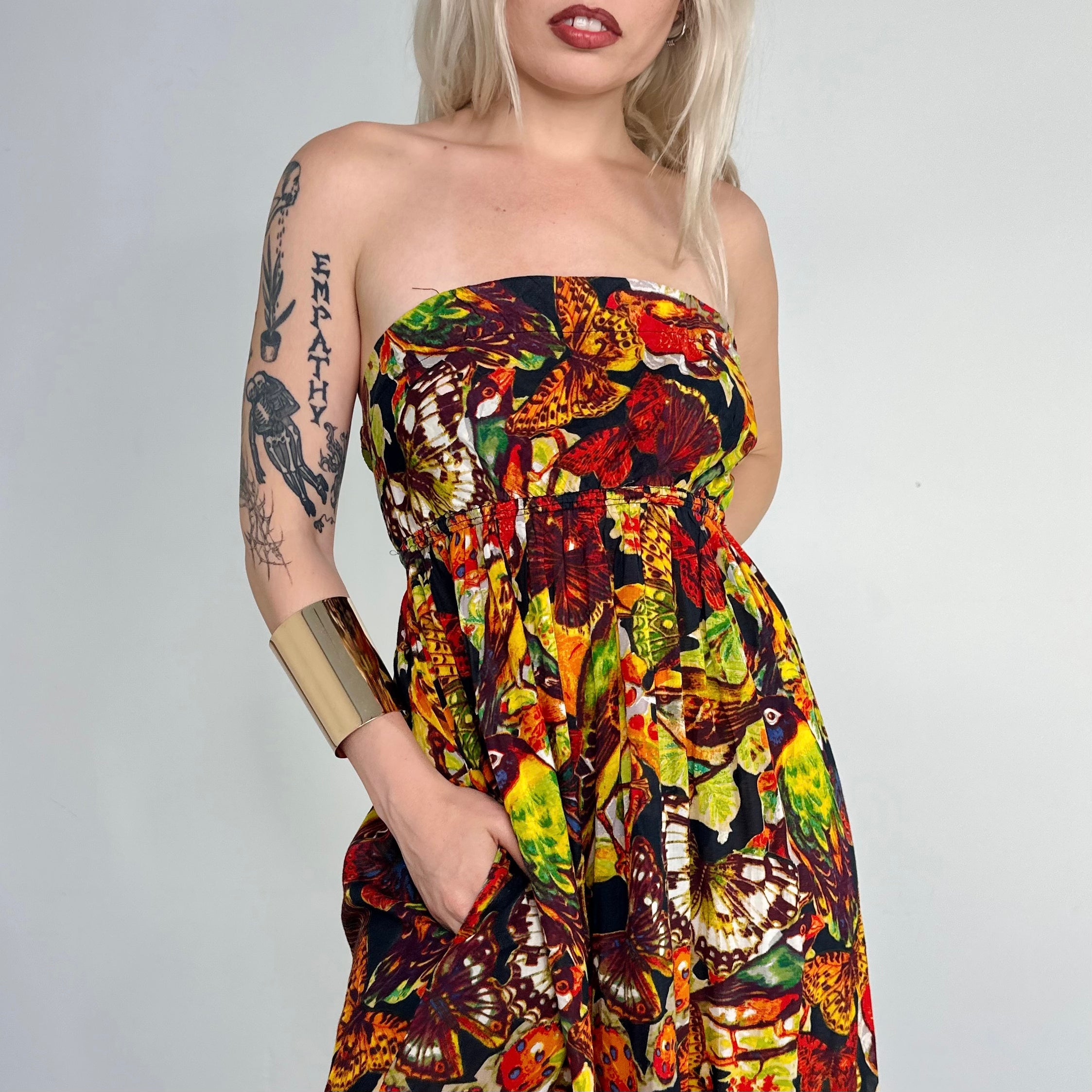 Desigual Butterfly Maxi Dress (M)