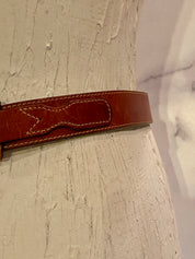 Vintage jordache leather belt