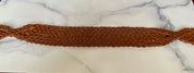 Gap brown braided leather belt