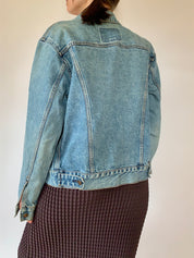 Vintage Denim Jacket Medium Wash (S)