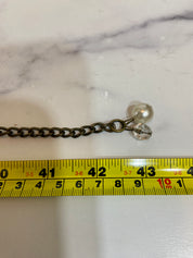 Pearl beads charm chain belt