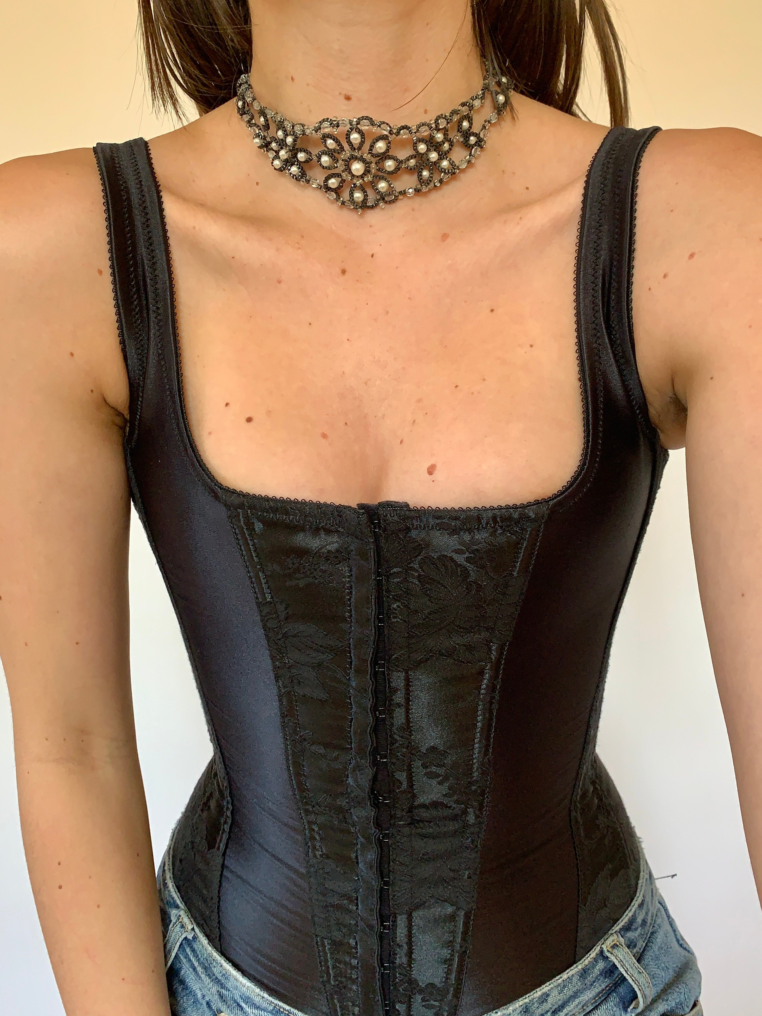 Vintage Beaded Choker