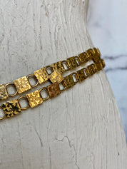 Vintage Zentall gold chain belt