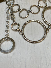 Metal circle chain belt