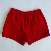 Vintage red corduroy shorts - M