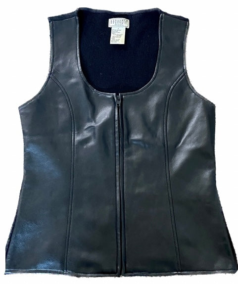 B.B.Dakota black leather vest