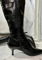 Bandolino black leather boots