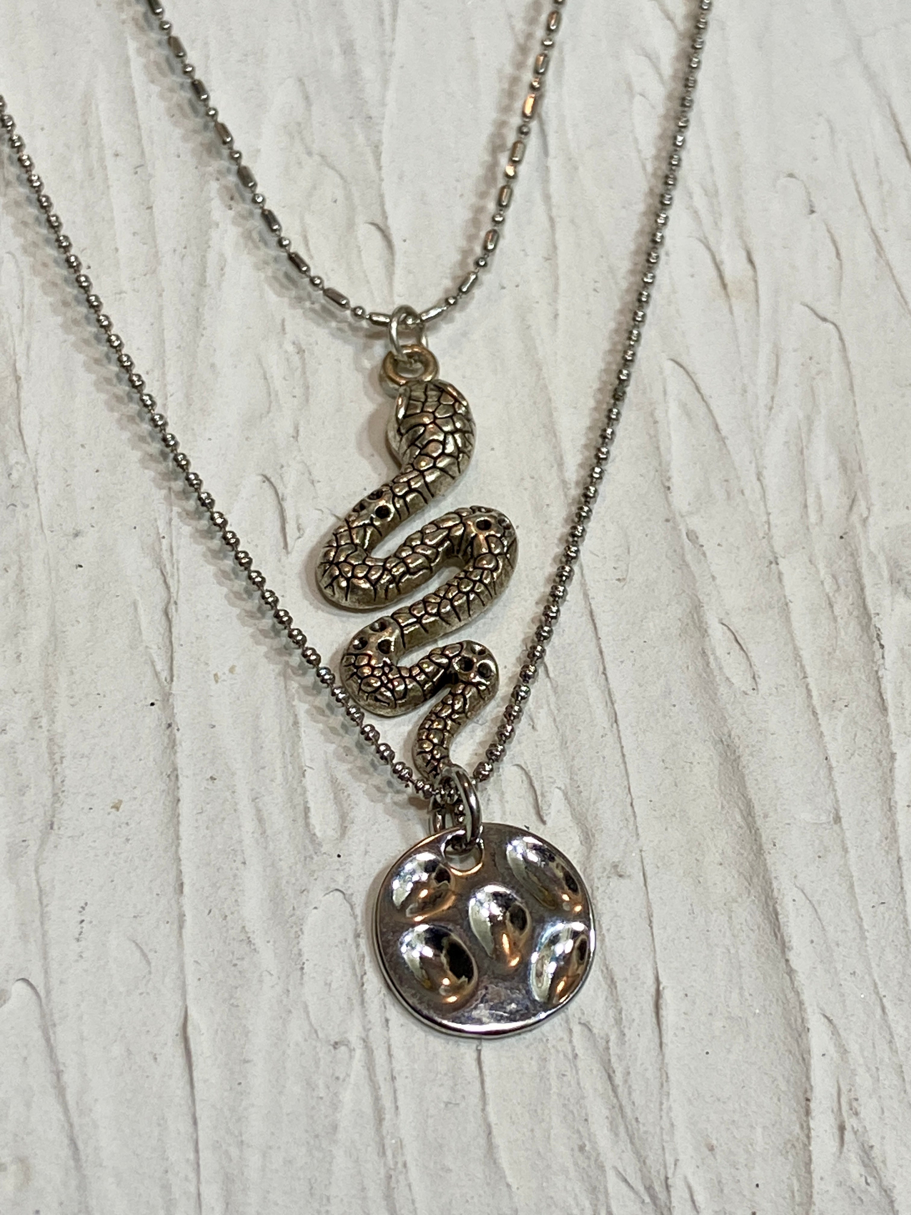 Two layers with a snake