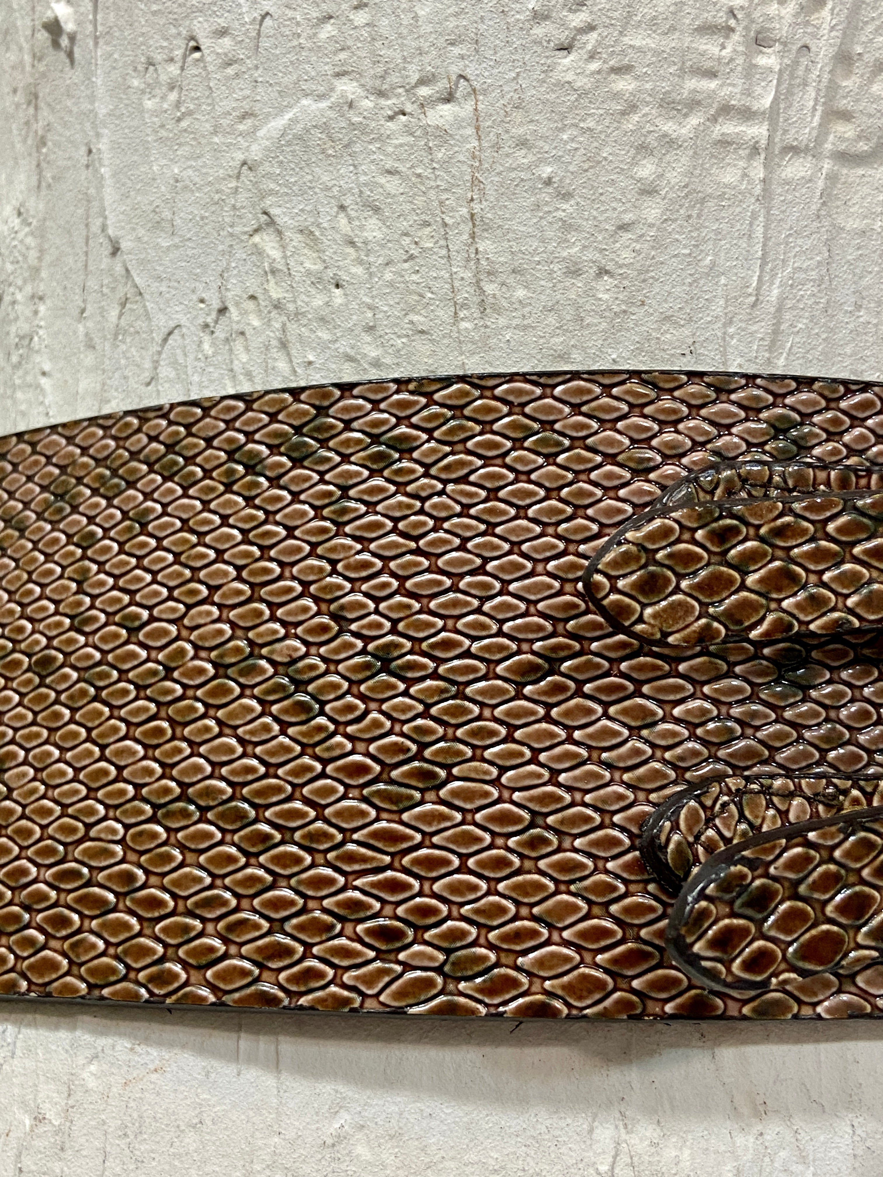 Belt Snake Reptile Faux Leather