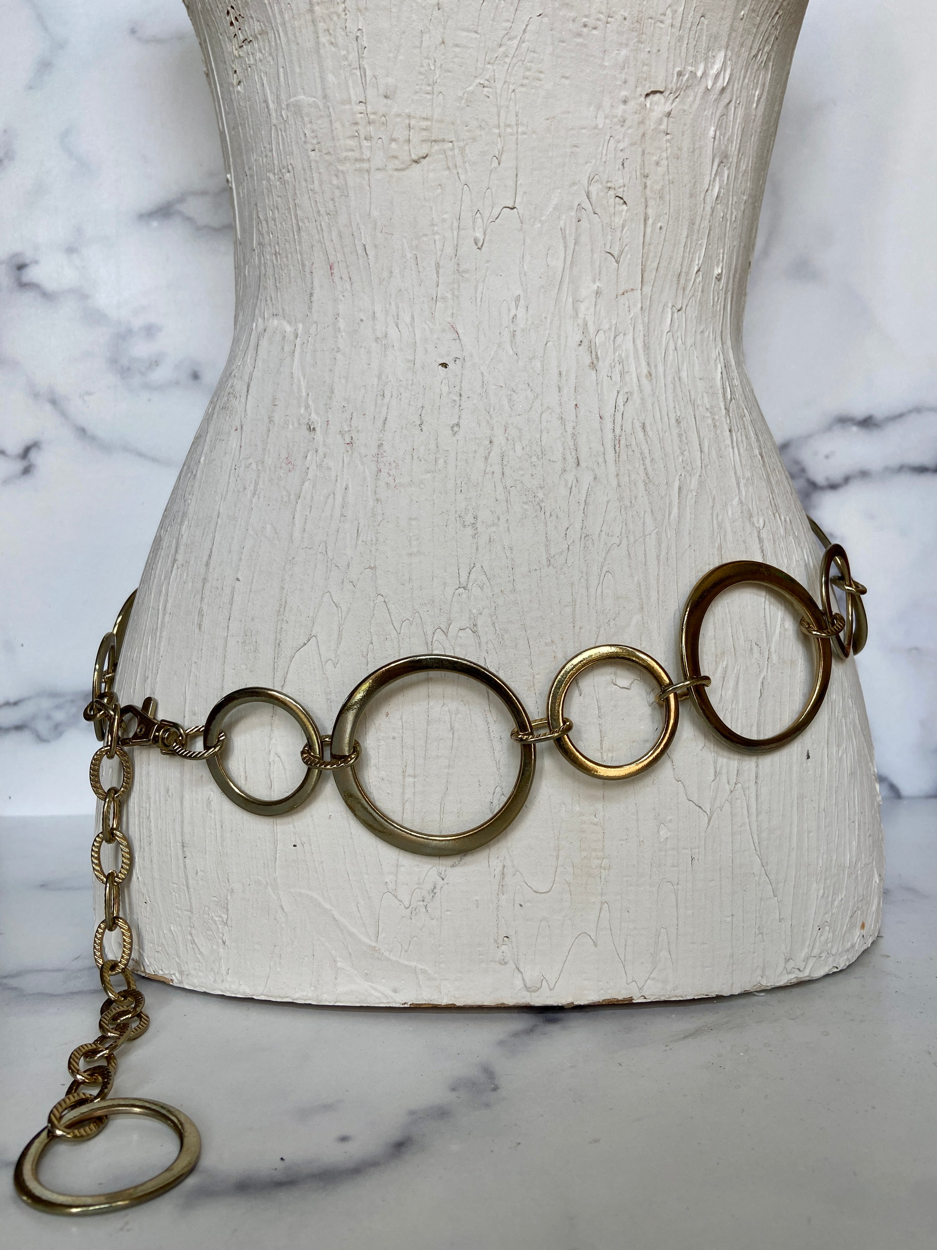 Vintage circles belt