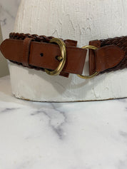 Brown reworked belt