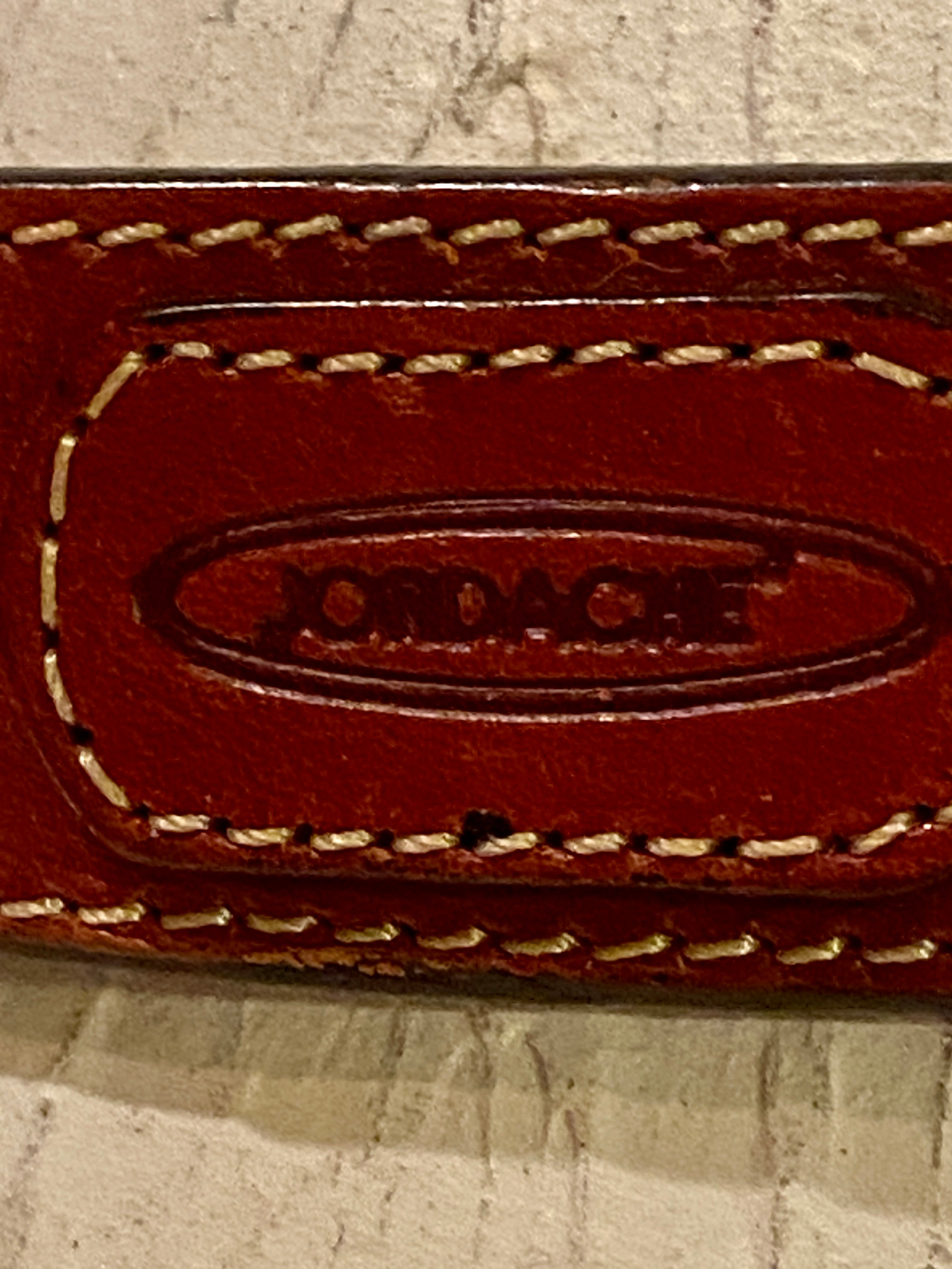 Vintage jordache leather belt