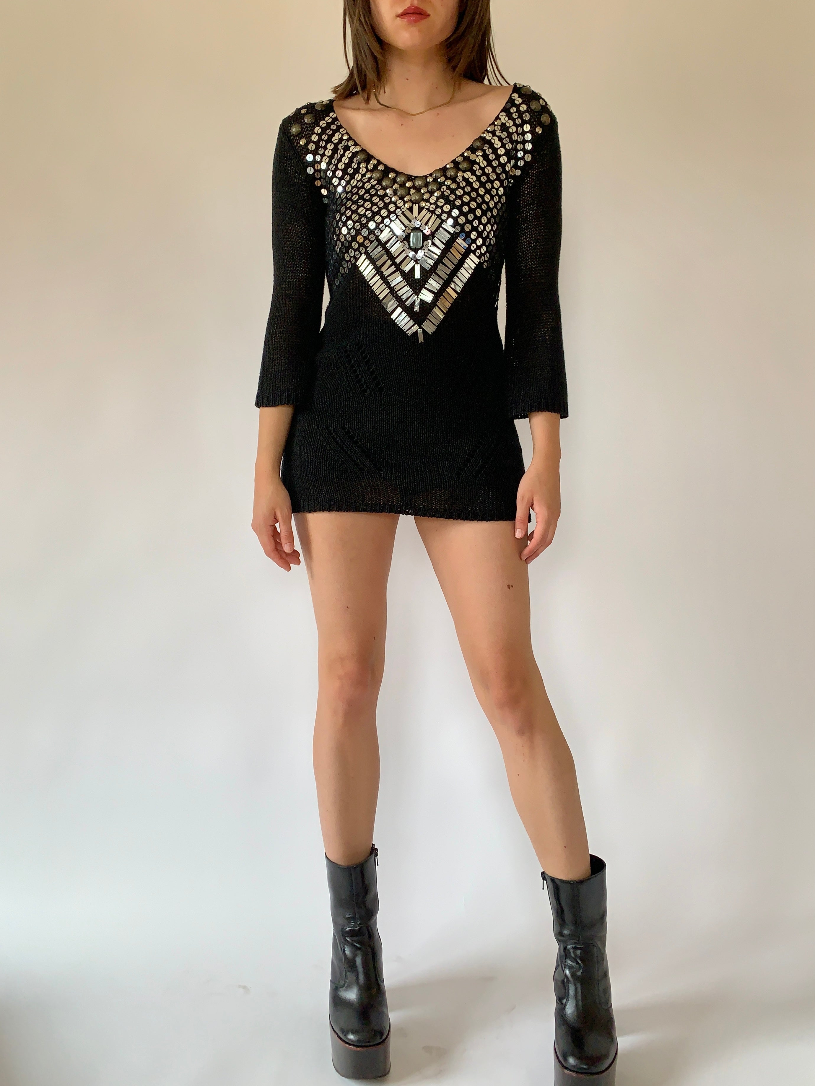 Y2K Sequin Tunic (M)