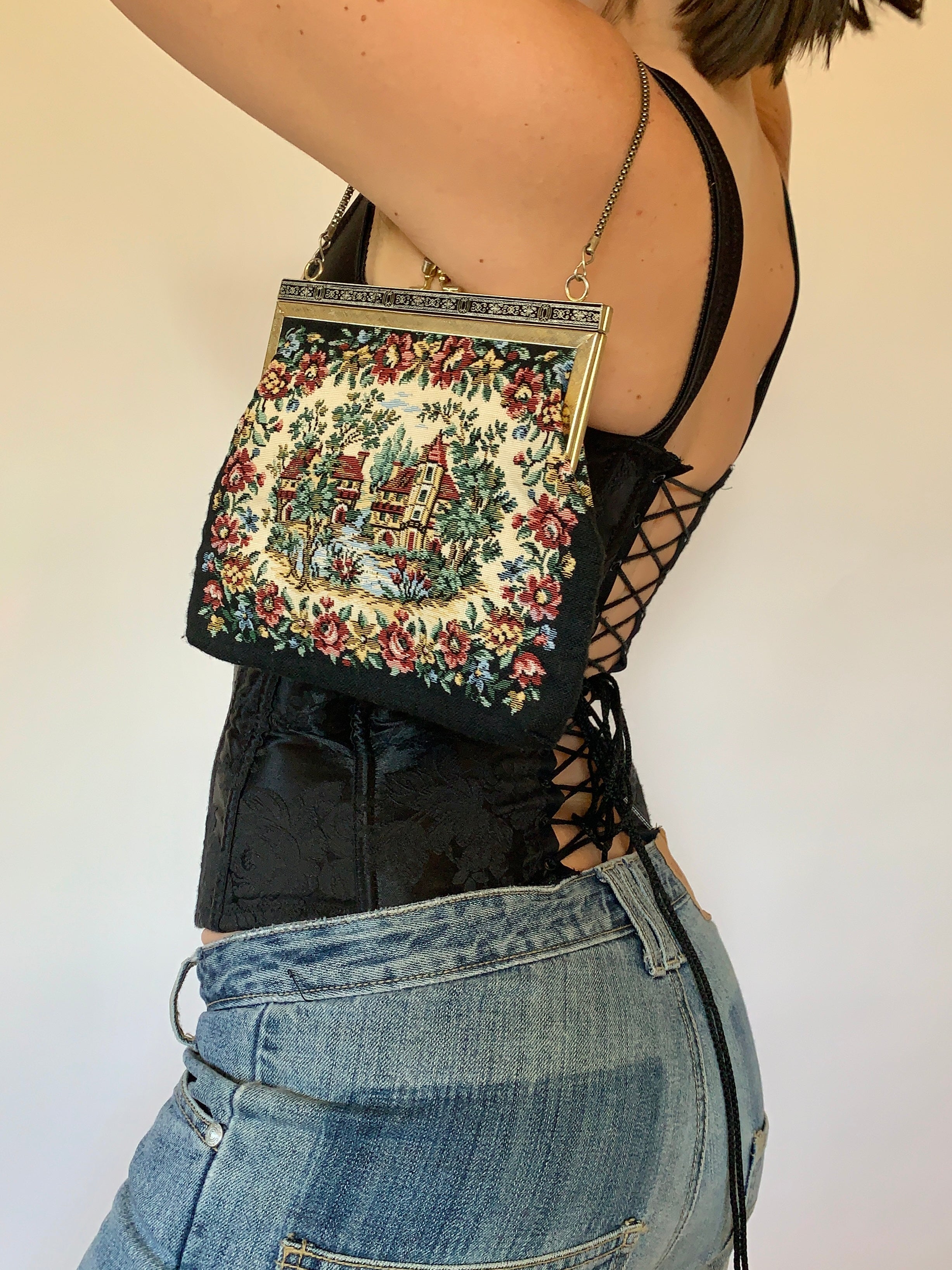 Vintage Embroidered Purse