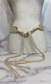 Handmade Macrame Boho Belt