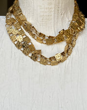 Vintage Zentall gold chain belt