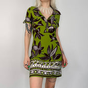 Tropical Style Mini Dress (S/M)