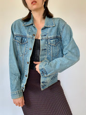 Vintage Denim Jacket Medium Wash (S)