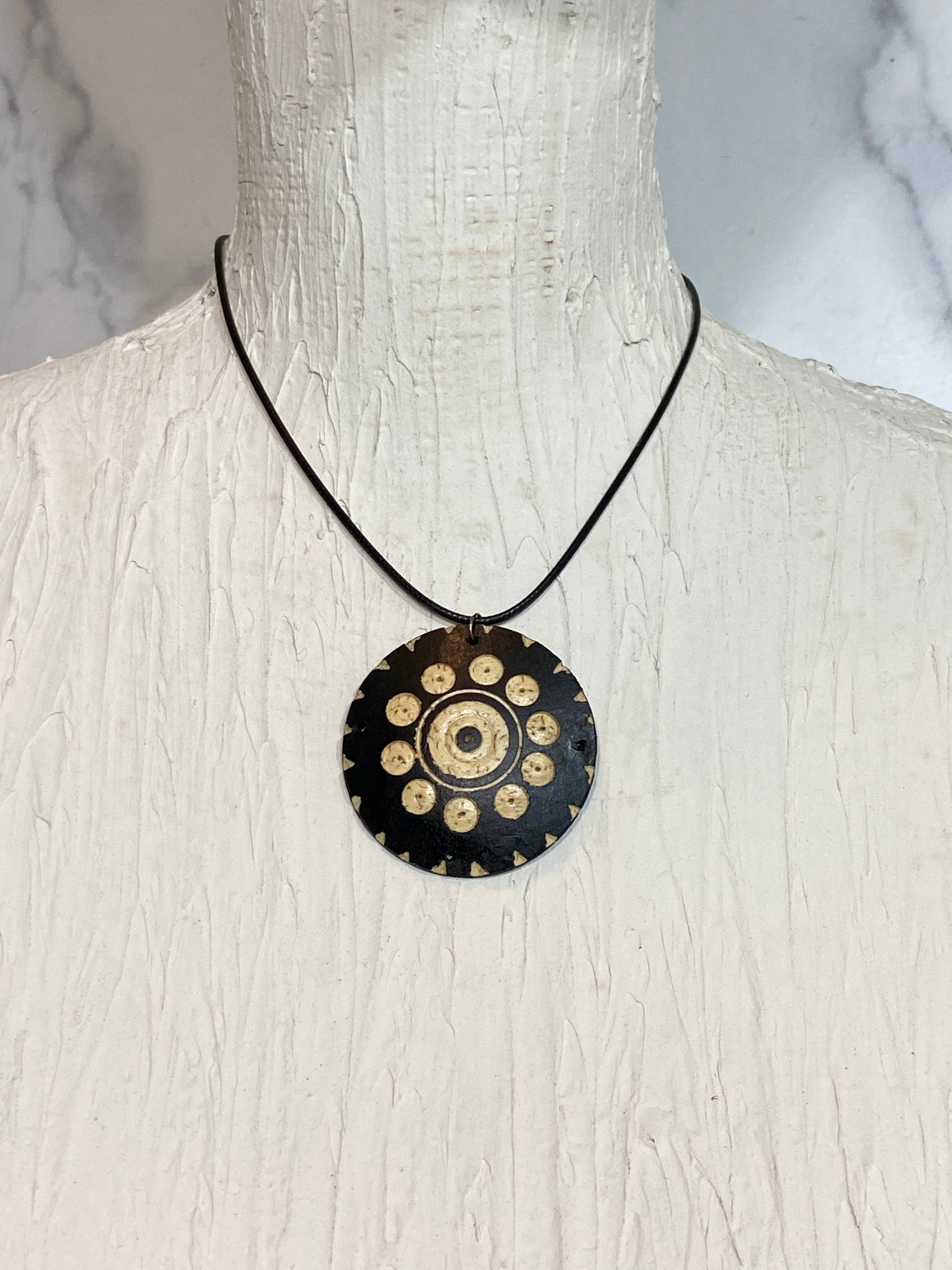 Vintage shell floral