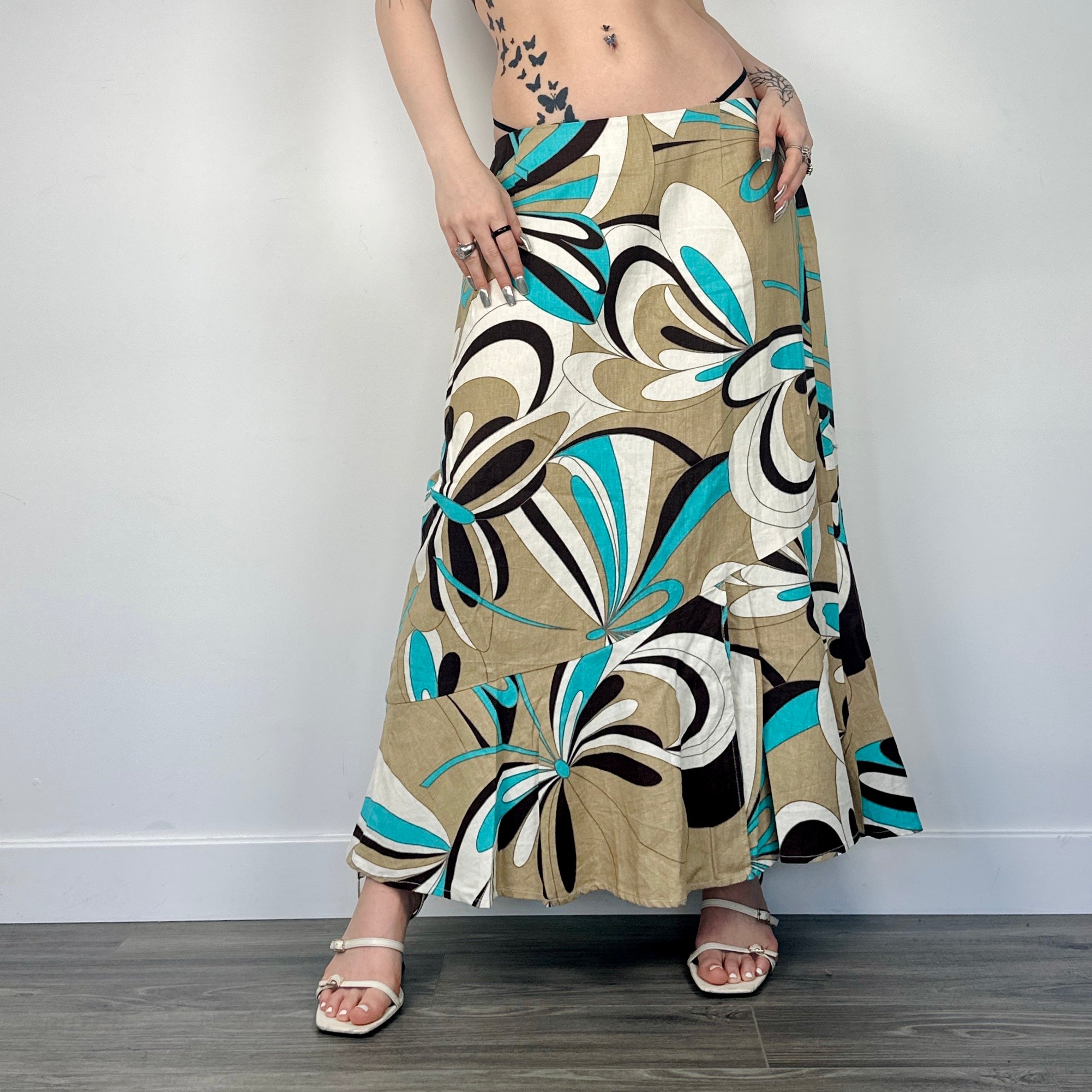 Pucci Style Maxi Skirt (L/XL)